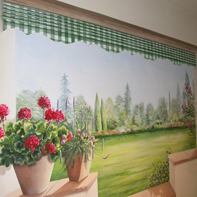 dipinto su parete casa privata Albaredo d'Adige (VR)